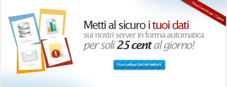 Fortikup - Metti al sicuro i tuoi ricordi!